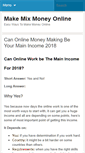 Mobile Screenshot of makemixmoneyonline.com